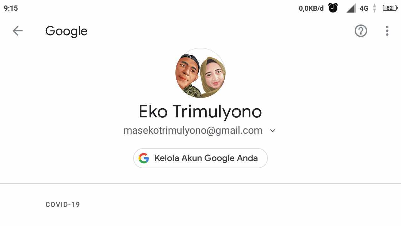 Cara logout akun gmail di Xiaomi