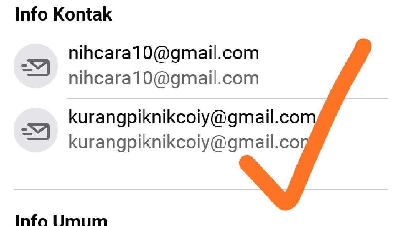 3 Cara Mengetahui Email FB: Sendiri, Orang Lain? Cara mengetahui email fb