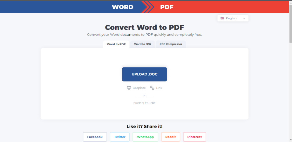 Situs Konversi Word ke PDF wordtopdf